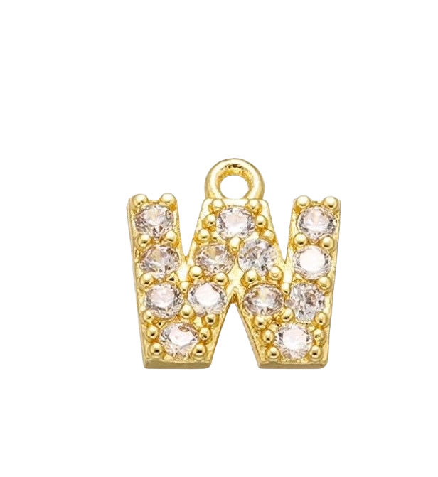 Charm Lettre strass