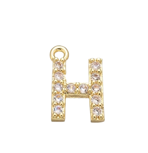 Charm Lettre strass
