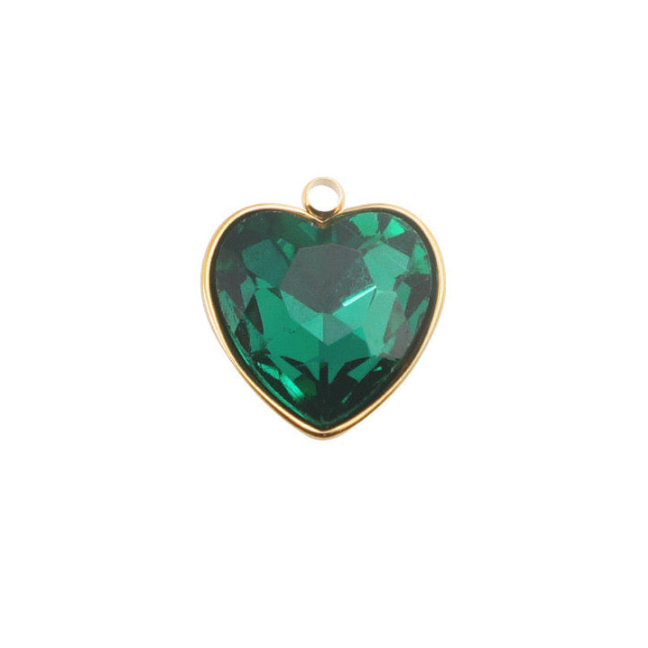 Charm Cœur diamant