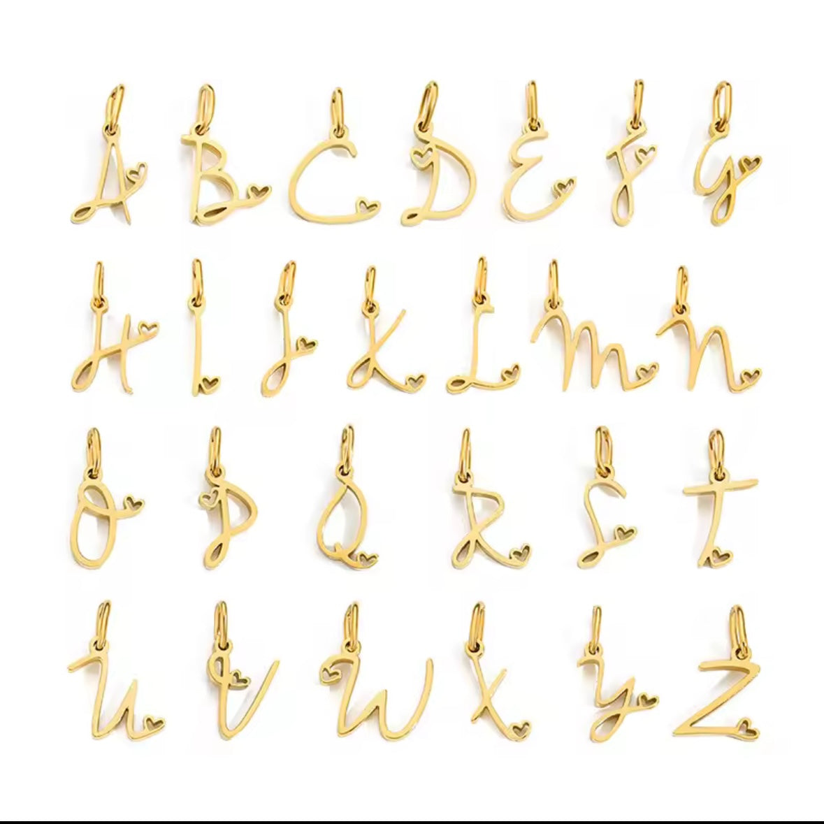 Charm Lettre cursive
