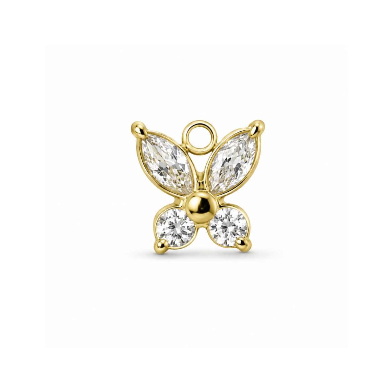 Charm Papillon diamant