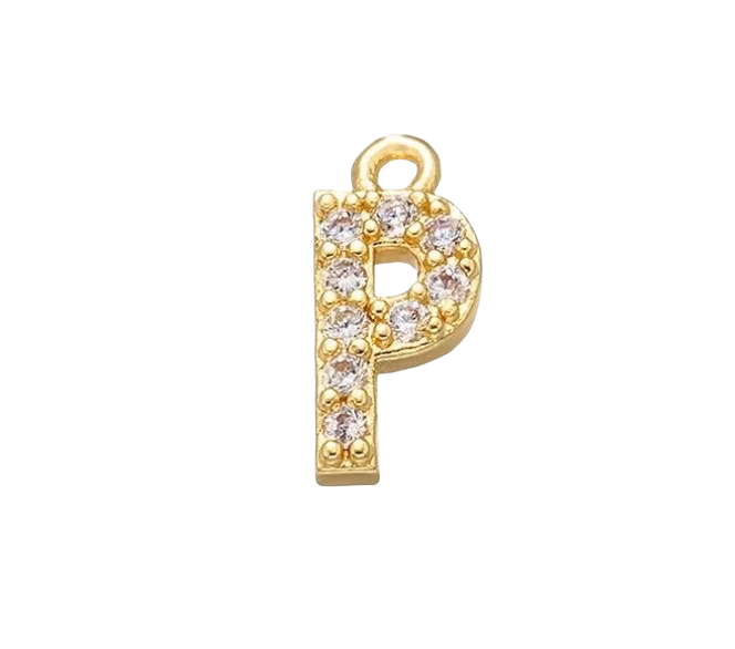Charm Lettre strass