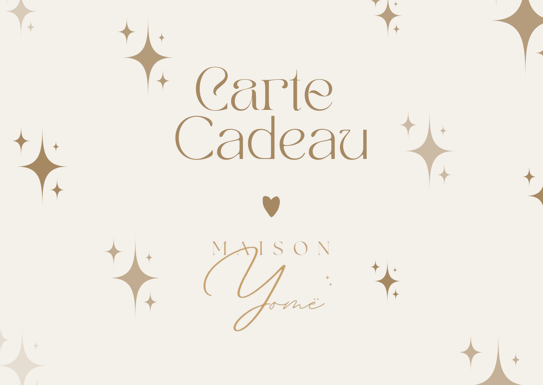 Carte Cadeau Maison Yomë - 📧 Produit numérique