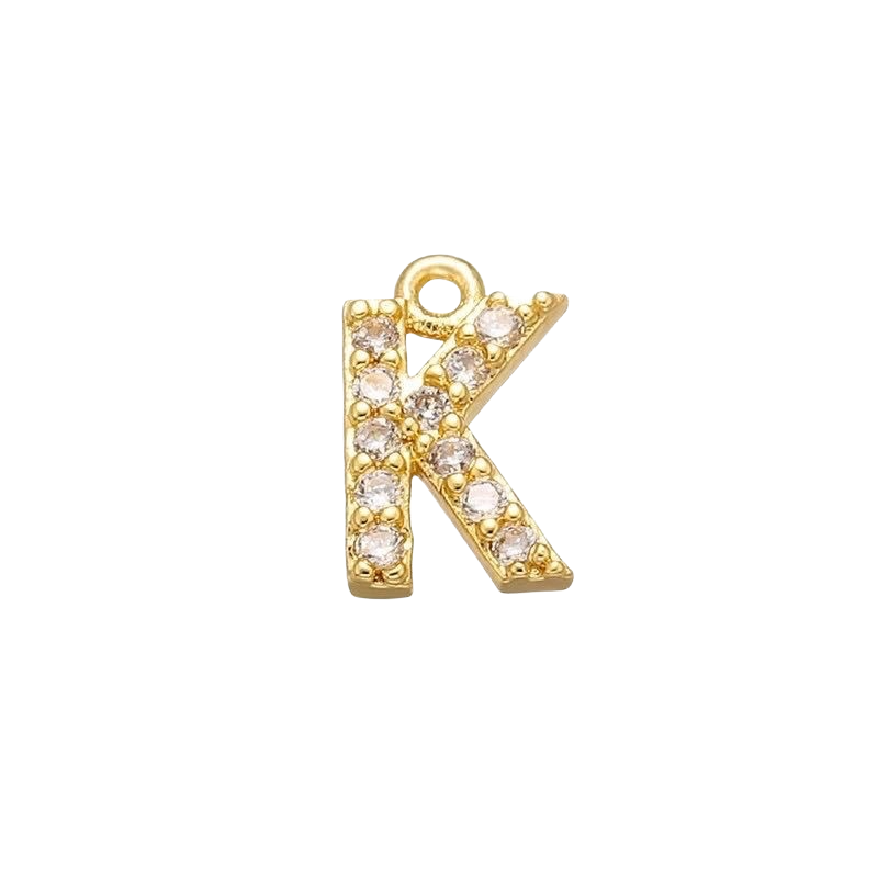 Charm Lettre strass