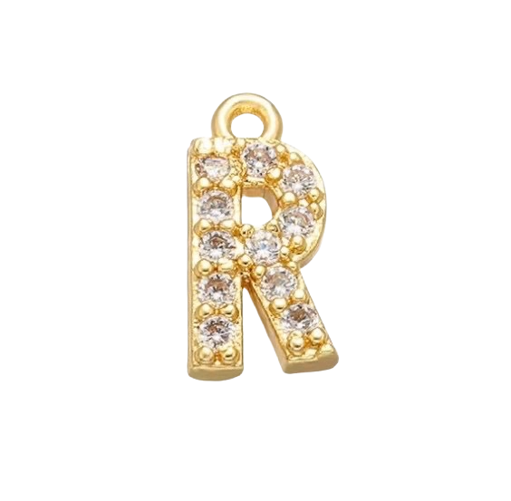 Charm Lettre strass