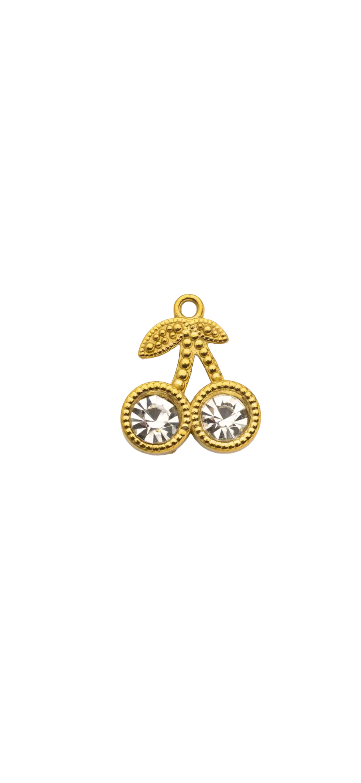 Charm Cerise brodé