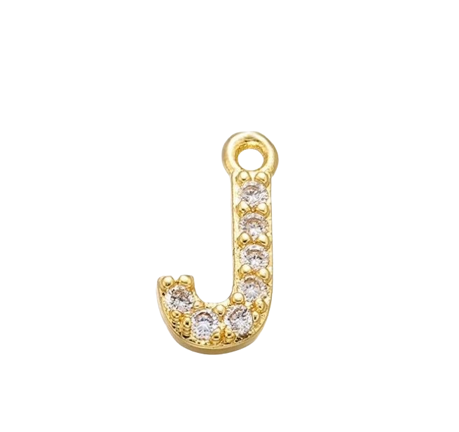 Charm Lettre strass