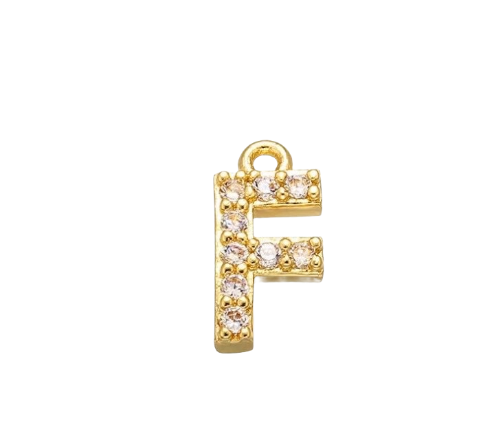 Charm Lettre strass