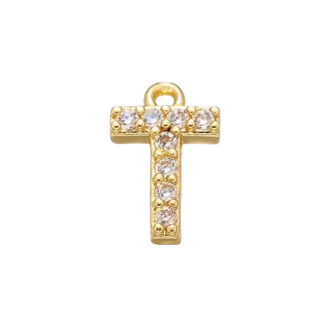 Charm Lettre strass