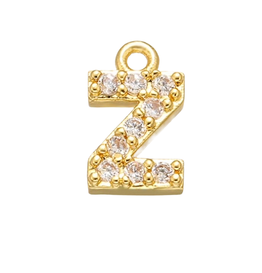 Charm Lettre strass