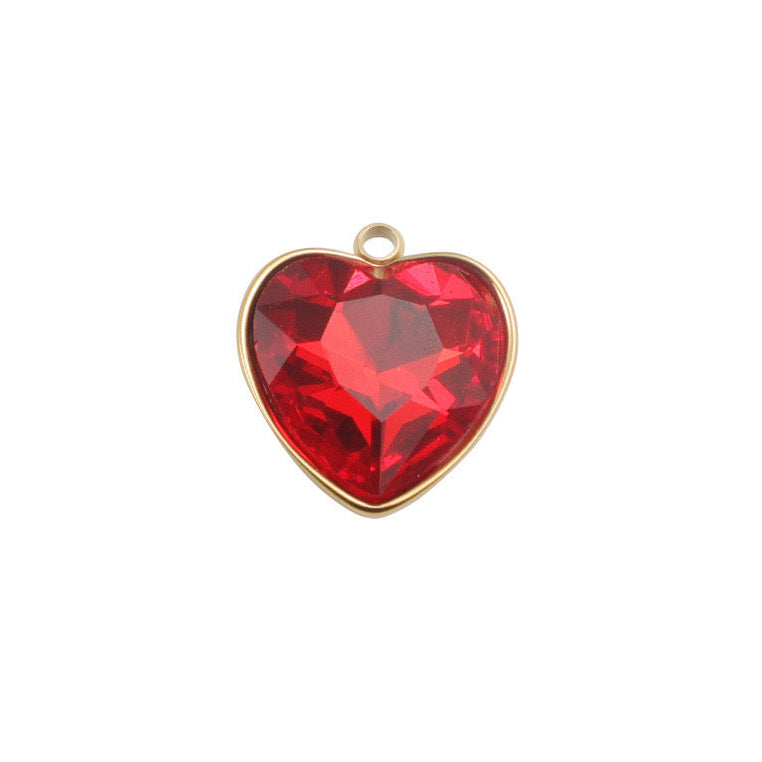 Charm Cœur diamant