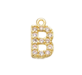 Charm Lettre strass