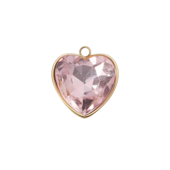 Charm Cœur diamant