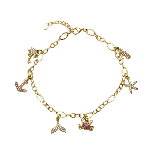 Bracelet de Cheville Bohème - Photo produit améliorée
