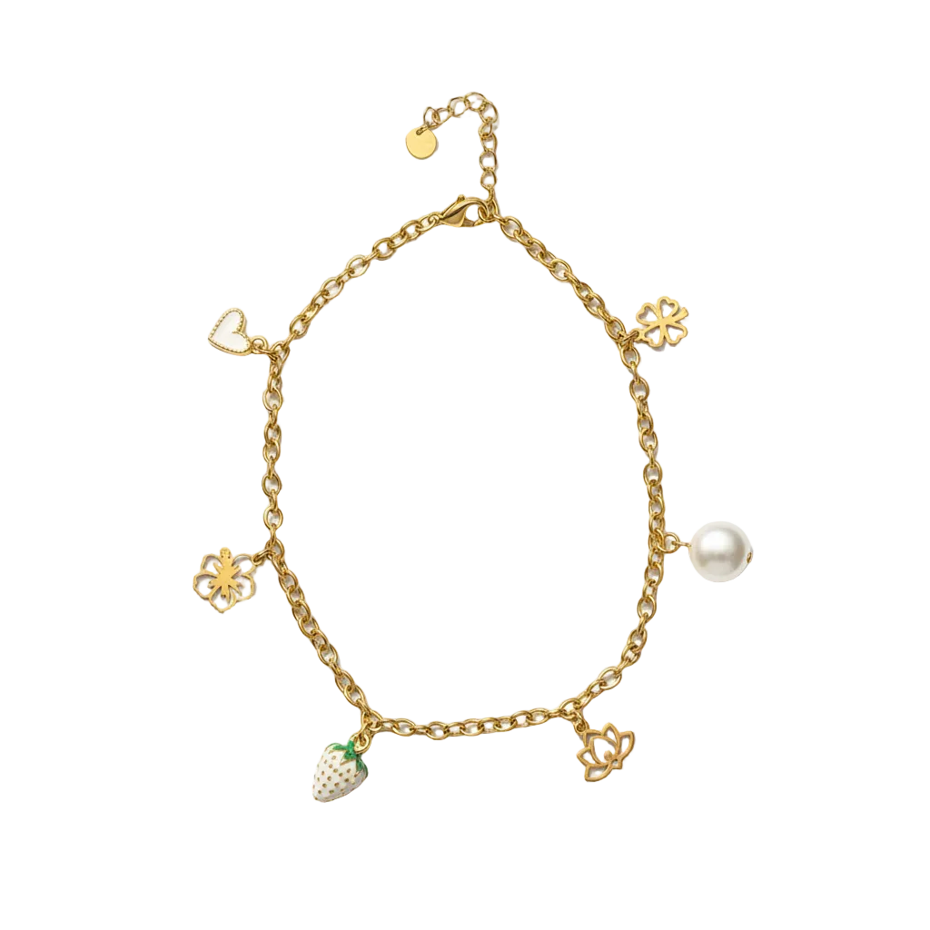 Bracelet de cheville Intemporel – Studio Fond Blanc