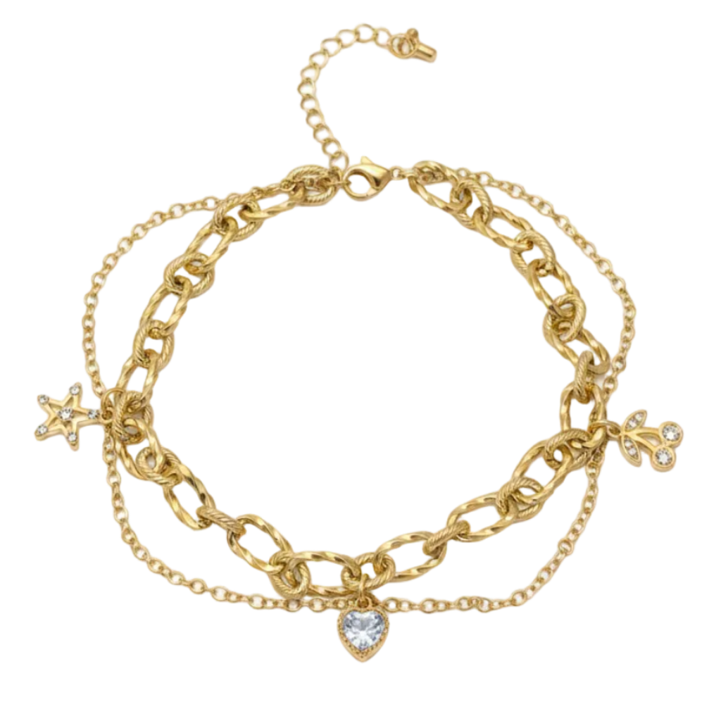 Bracelet de cheville Muse - fond blanc