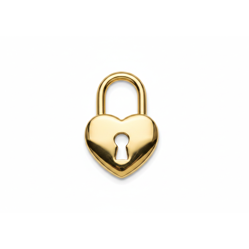 Charm Cœur Cadenas