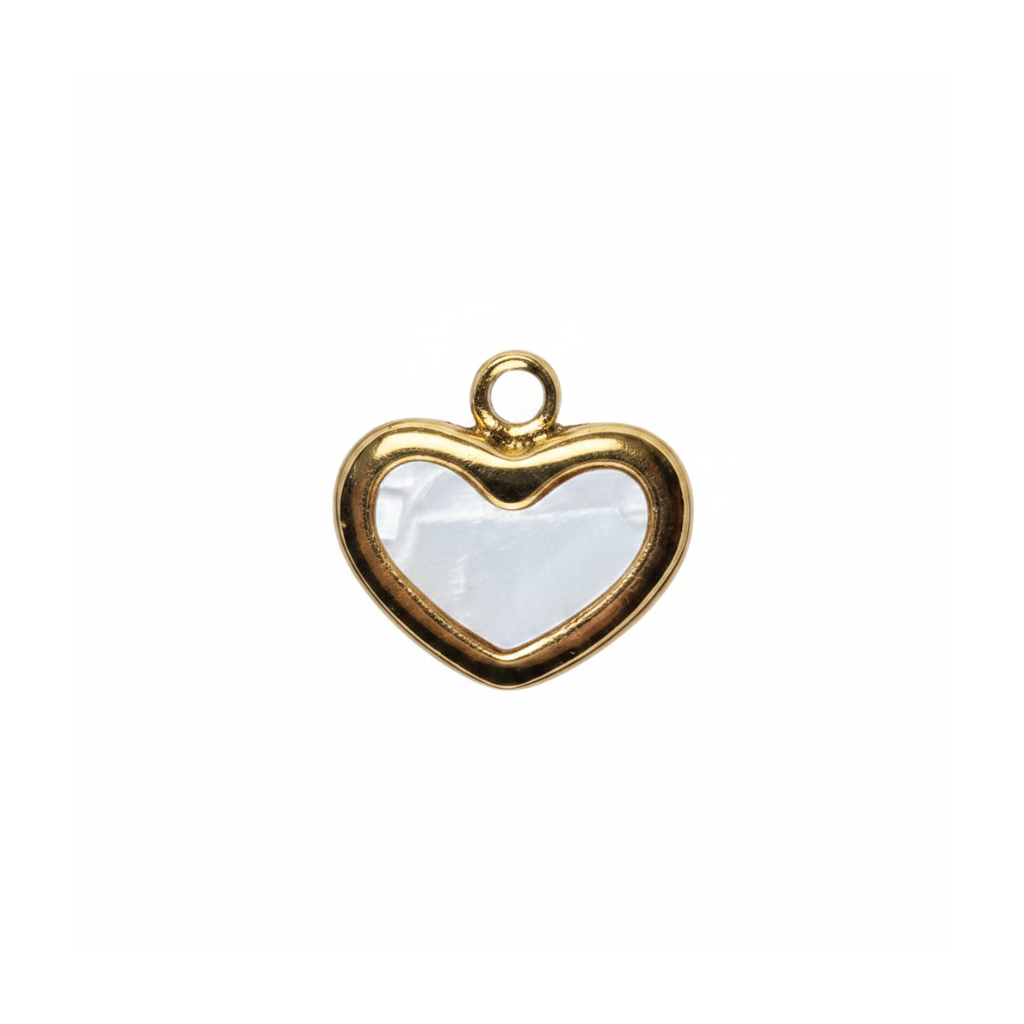 Charm Cœur Nacré