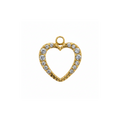Charm Cœur Strass