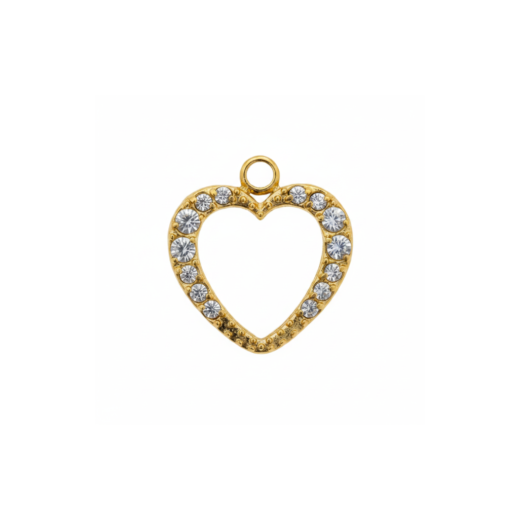 Charm Cœur Strass