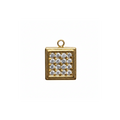 Charm Carré Strass