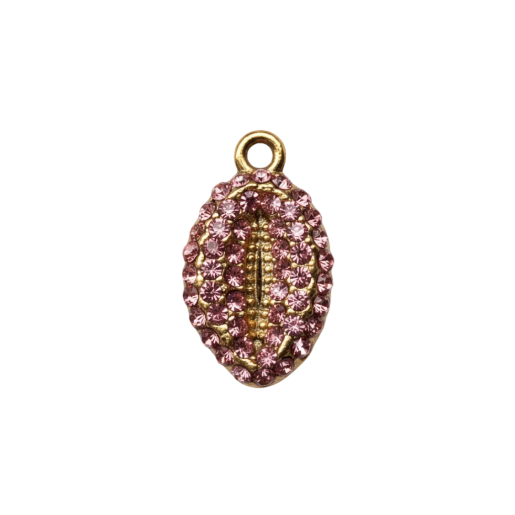 Charm Cauri Strass - Rose