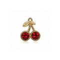 Charm Cerise Brodé