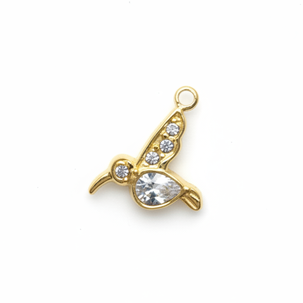 Charm Colibri Strass