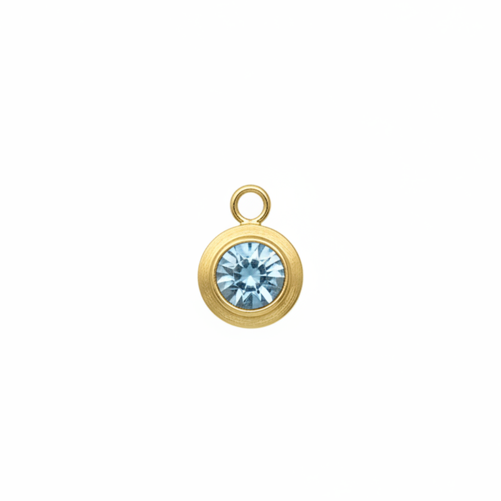 Charm Cristal - Bleu pâle