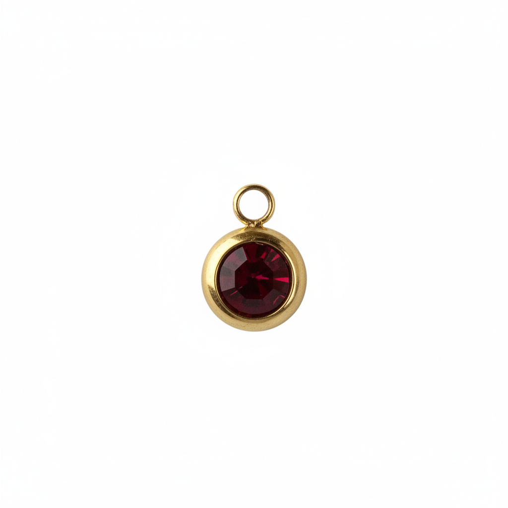 Charm Cristal - Rouge foncé