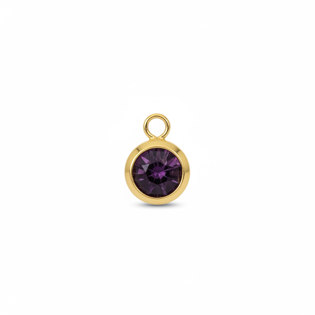 Charm Cristal - Violet Foncé