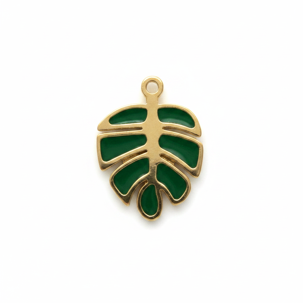 Charm Feuille Verte