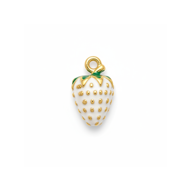Charm Fraise Blanche