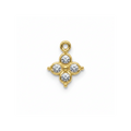 Charm Trèfle Zircon