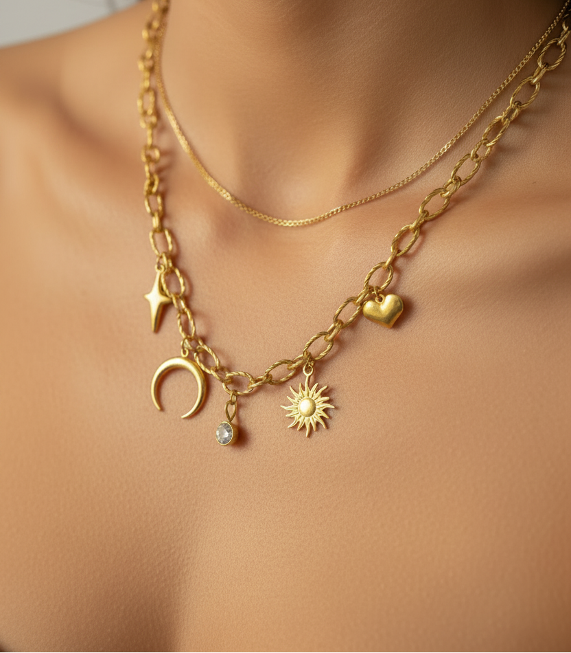 Collier Signature - lifestyle peau noire