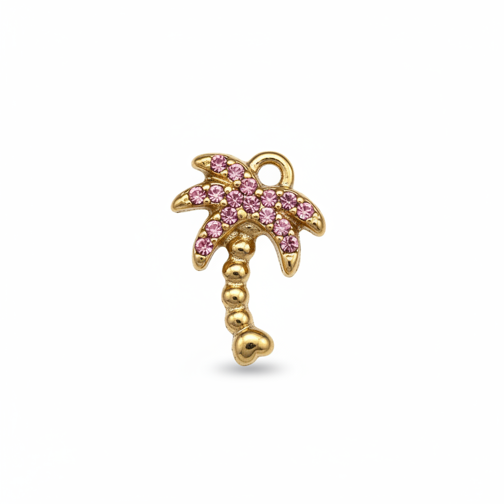 Palmier Strass - Rose