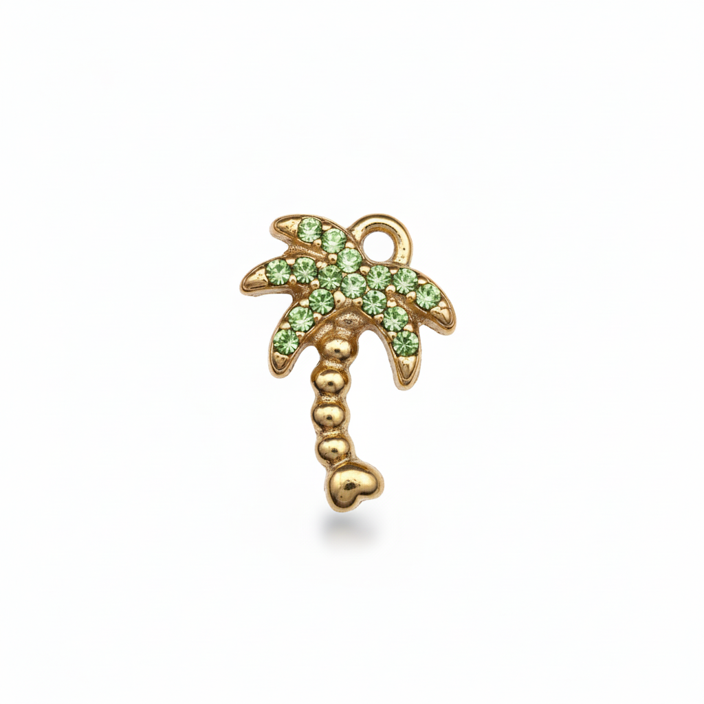 Palmier Strass - Vert clair v3