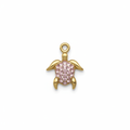 Tortue Strass - Rose clair